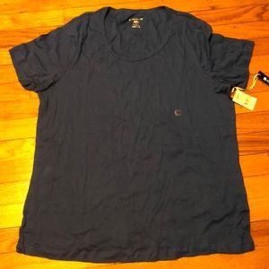 Short sleeve blue shirt